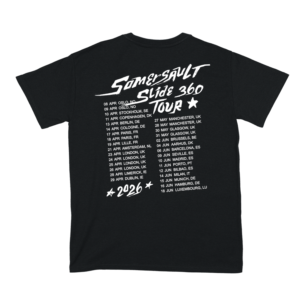 BLACK BARBED WIRE TOUR TEE