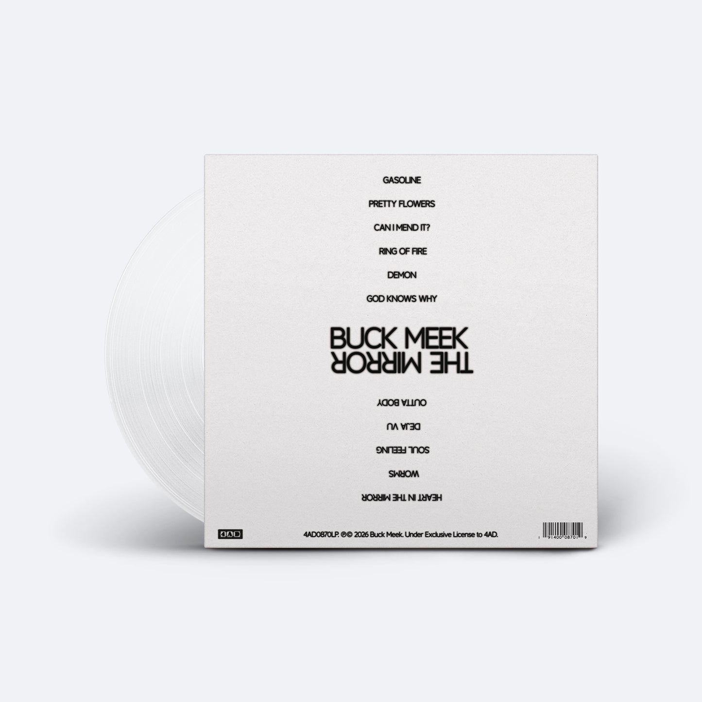 BUCK MEEK - THE MIRROR - CLEAR VINYL